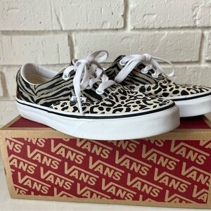 Vans Animal Print Sneakers - Black and White